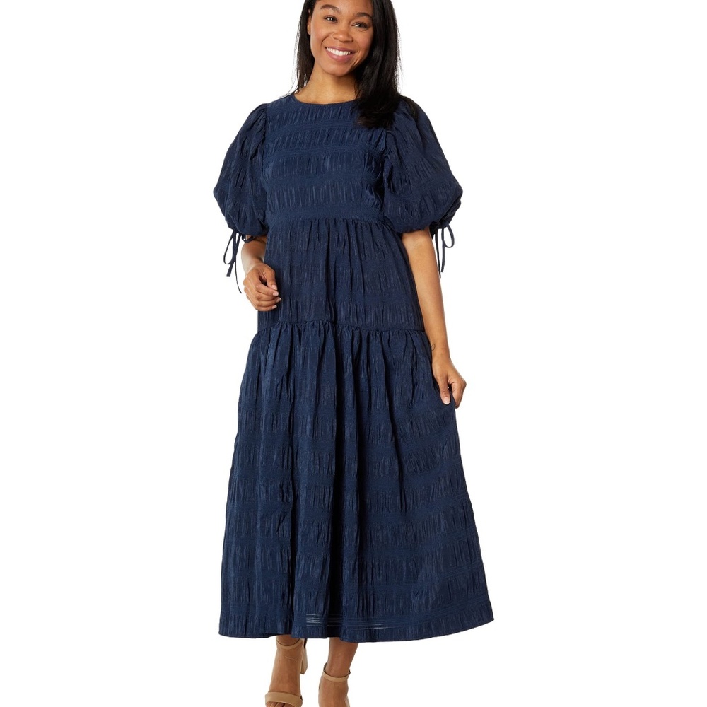 Navy Blue Maxi Dress